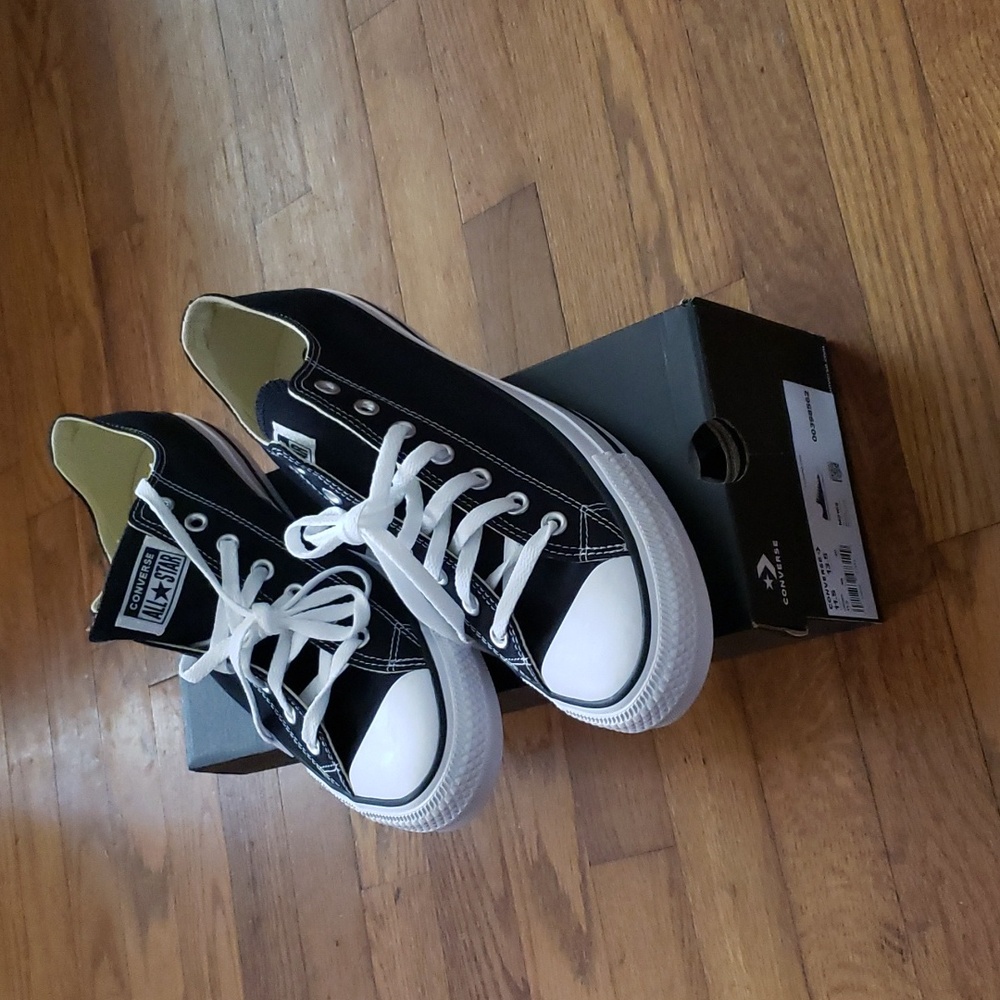 Mens black converse all star